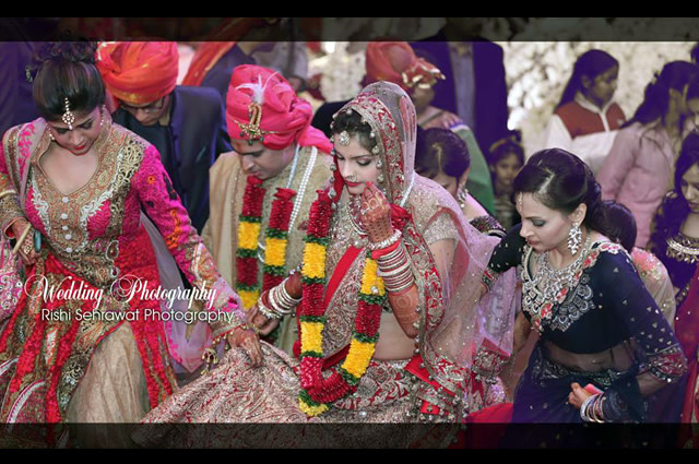 Bride And Groom On Wedding Day! by Rishi Sehrawat Wedding-photography | Weddings Photos & Ideas