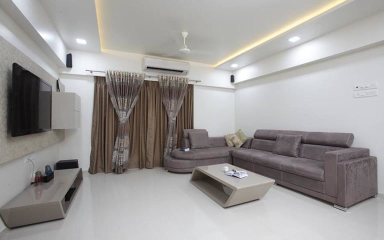 Living Room With Sectional Sofa by Swagita Living-room Contemporary | Interior Design Photos & Ideas