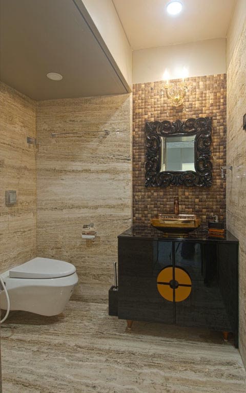 Eclectic bathroom decor ideas by ARCHITECT KAUSHAL CHOUHAN Bathroom | Interior Design Photos & Ideas