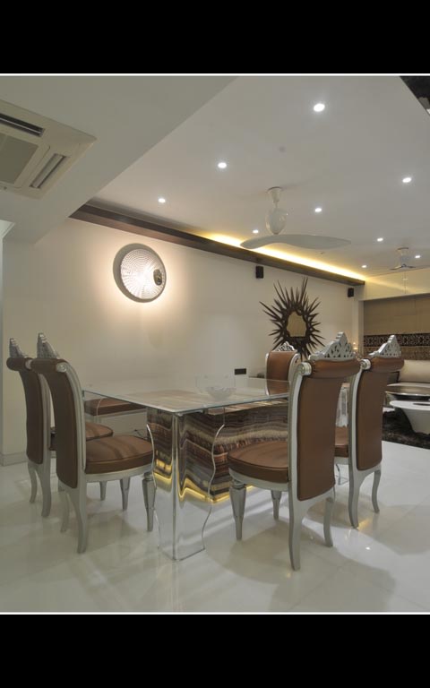 Stunning dining room decor by ARCHITECT KAUSHAL CHOUHAN Dining-room | Interior Design Photos & Ideas