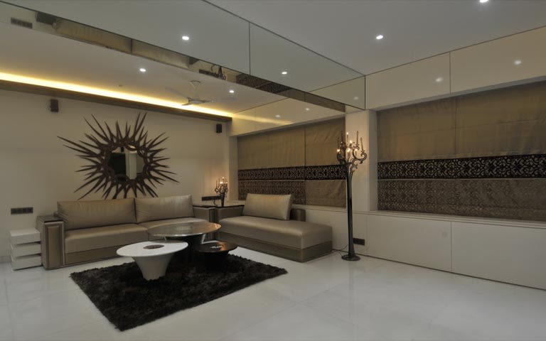 Plush living room decor ideas by ARCHITECT KAUSHAL CHOUHAN Living-room | Interior Design Photos & Ideas