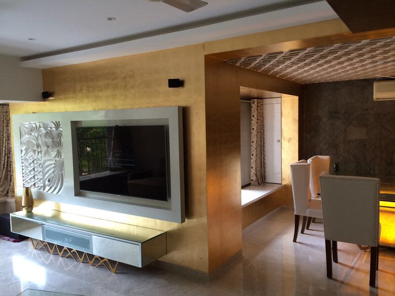 Plush living room decor ideas by ARCHITECT KAUSHAL CHOUHAN Living-room | Interior Design Photos & Ideas