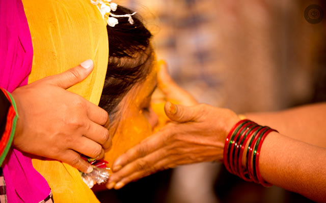 Bridal haldi shot by Two Cups Coffee and A Camera Wedding-photography | Weddings Photos & Ideas
