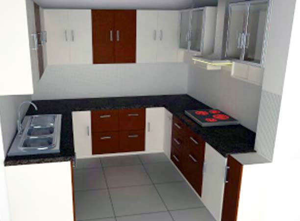 A modular kitchen! by Dezire modular kitchen & Interiors Modular-kitchen | Interior Design Photos & Ideas