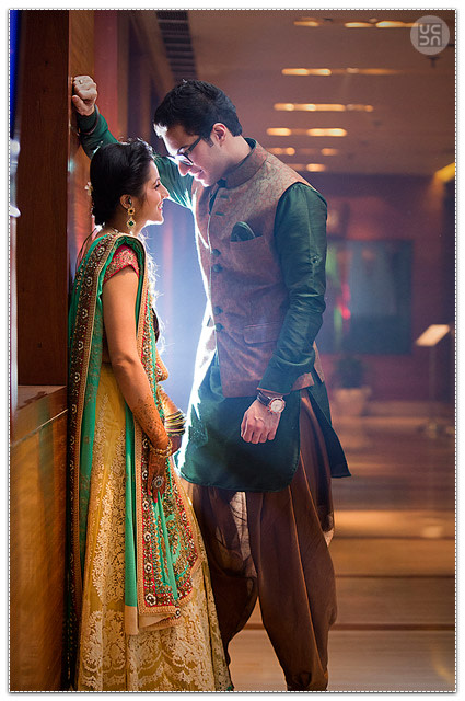 Lovely Couple Portrait On Engagement Dat by Apoorv Maurya Wedding-photography | Weddings Photos & Ideas