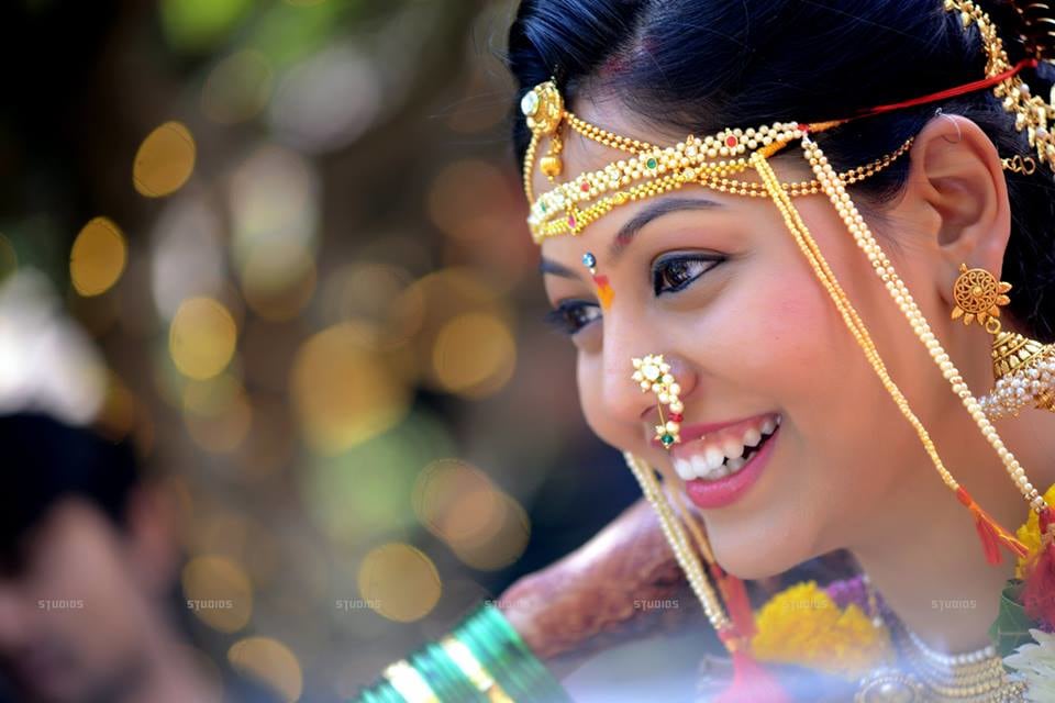 Stellar Sight Of The Bride! by Studio5 Wedding-photography Bridal-jewellery-and-accessories Bridal-makeup | Weddings Photos & Ideas