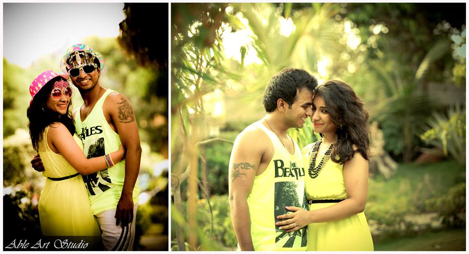 Pair in yellow by Able Art Digital Studio Wedding-photography | Weddings Photos & Ideas