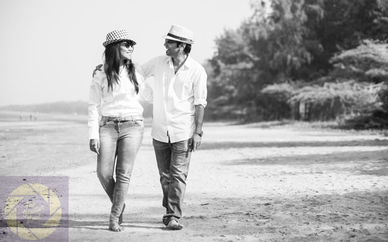 Love Birds Walking On The Beach by Viral Shah Wedding-photography | Weddings Photos & Ideas
