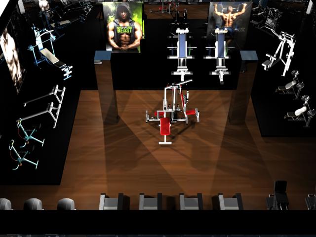 Brilliant design for gym by VS interiors | Interior Design Photos & Ideas
