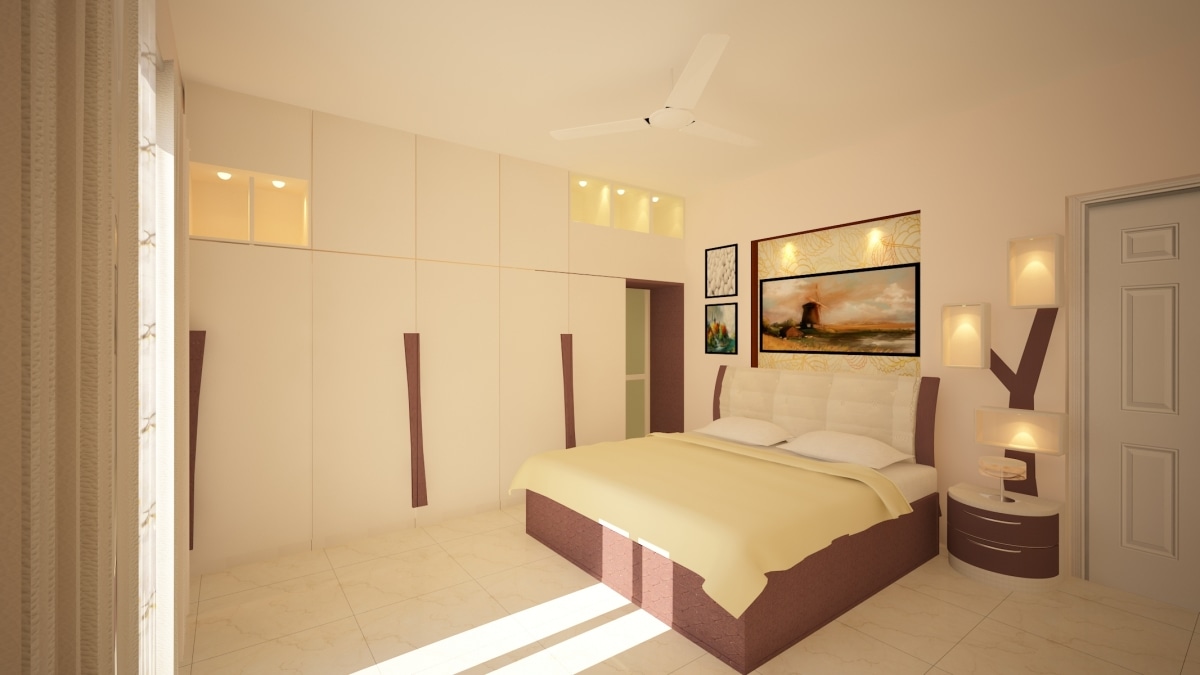 A Classic White Master Bedroom by Decor Dreams Bedroom | Interior Design Photos & Ideas