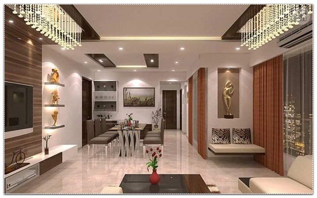 Dining Room With Brown Shades by Megha Jain Living-room Modern | Interior Design Photos & Ideas