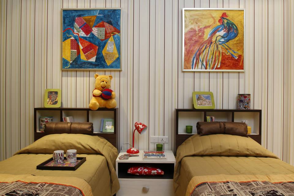Fun kids bedroom decor by Bhoomi Ink Architects Bedroom Modern | Interior Design Photos & Ideas