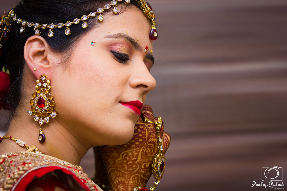 A lovely picture of the bride getting ready for her special day by Pankaj Rokade Photography Wedding-photography | Weddings Photos & Ideas