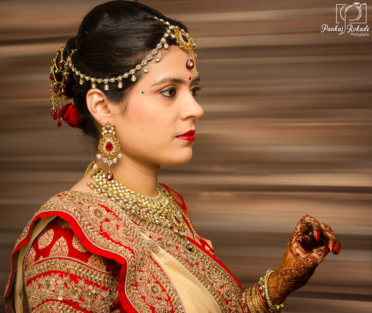 A beautiful portrait of the bride by Pankaj Rokade Photography Wedding-photography | Weddings Photos & Ideas