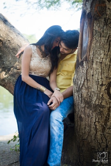 A romantic picture of the two love birds by Pankaj Rokade Photography Wedding-photography | Weddings Photos & Ideas