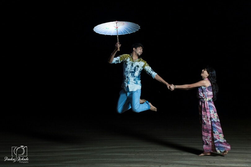 The couple having a romantic moment by Pankaj Rokade Photography Wedding-photography | Weddings Photos & Ideas