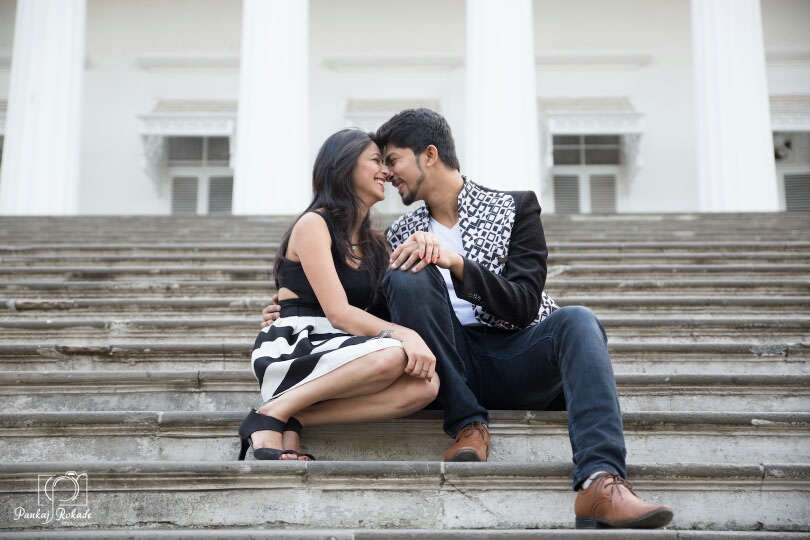 The couple having a lovely laugh by Pankaj Rokade Photography Wedding-photography | Weddings Photos & Ideas