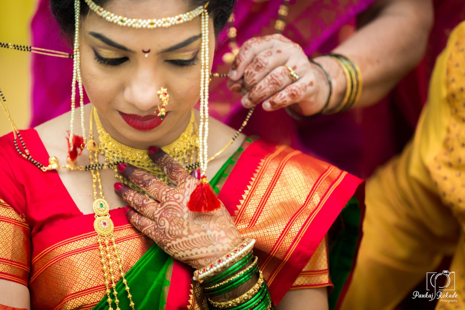 A stunning portrait of the bride wearing her jewellery by Pankaj Rokade Photography Wedding-photography | Weddings Photos & Ideas