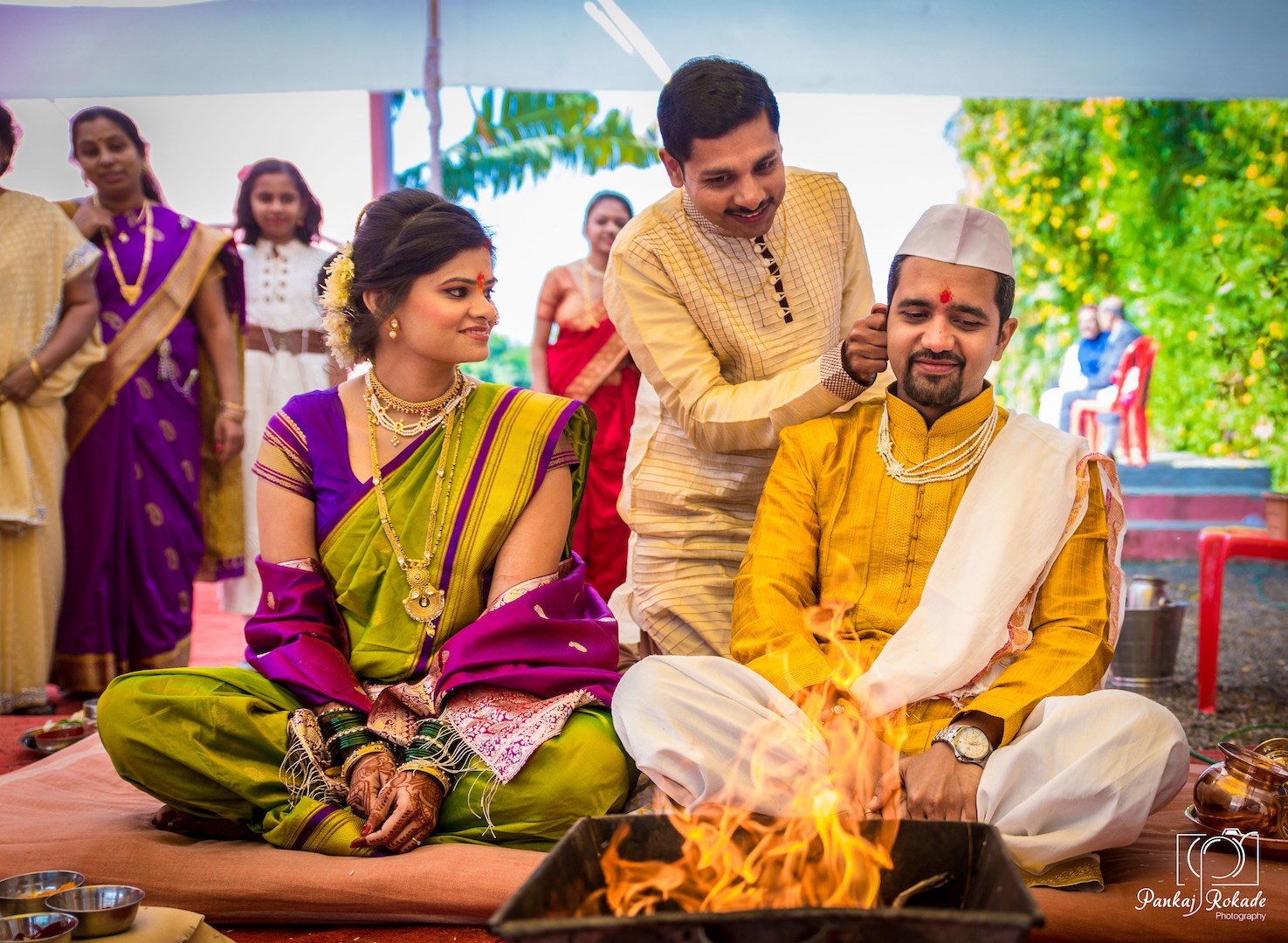 A stunning portrait of the elegant couple by Pankaj Rokade Photography Wedding-photography | Weddings Photos & Ideas