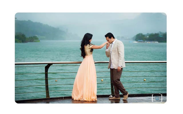Bride and Groom To-Be In a Picturesque Location by Dhanika Choksi Wedding-photography | Weddings Photos & Ideas