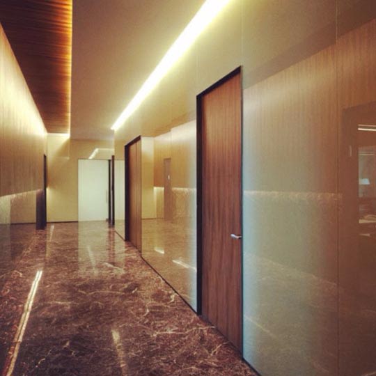 Elegant hallway decor by Blu Sapphire Indoor-spaces Modern | Interior Design Photos & Ideas