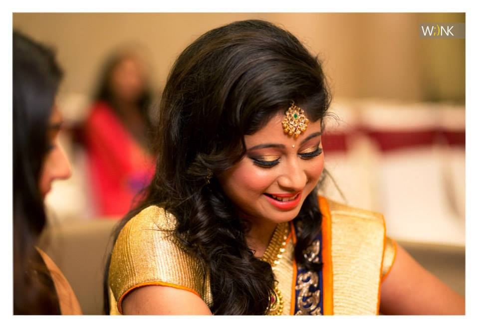 Candid bride photo shoot during her wedding reception by Wiink Wedding-photography | Weddings Photos & Ideas