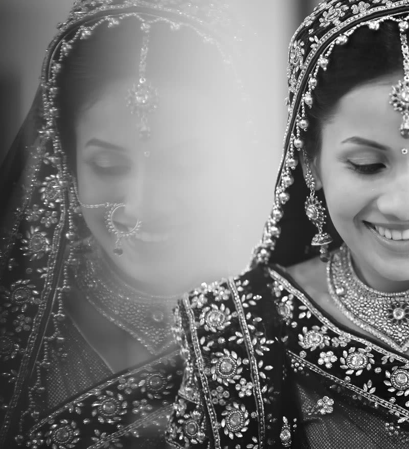 That black and white look of the bride by Swagat Mohanty Photography Wedding-photography Bridal-jewellery-and-accessories | Weddings Photos & Ideas