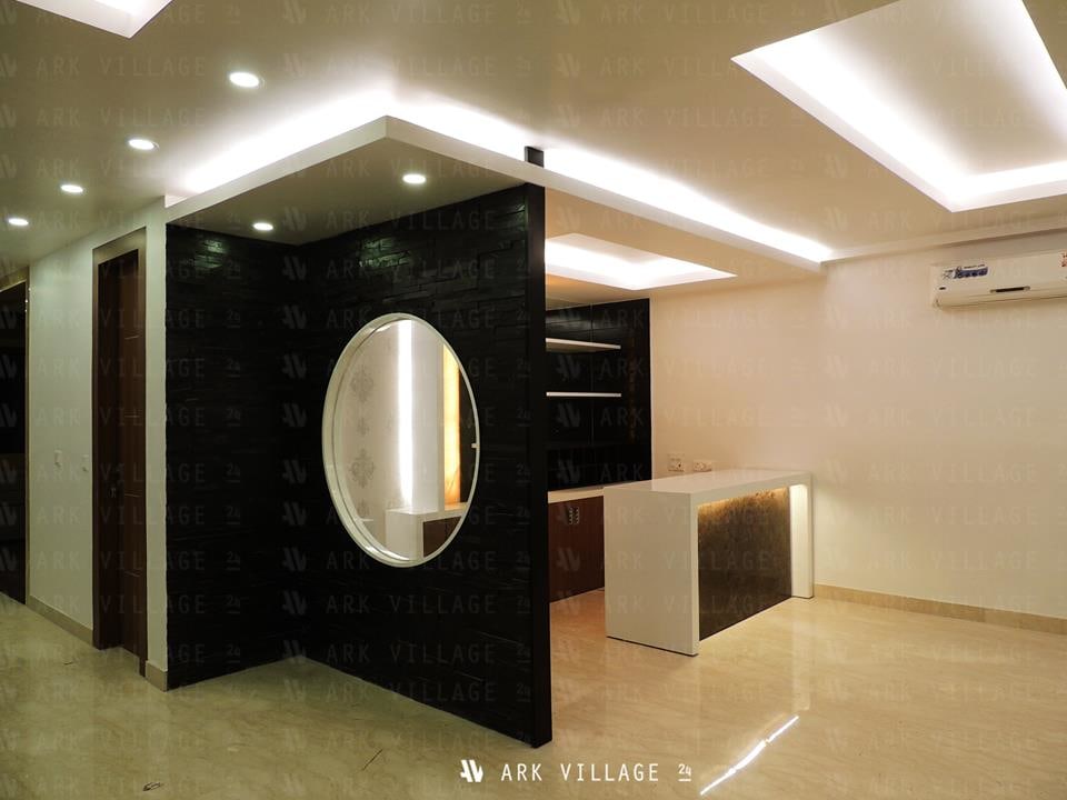 Elegant office reception decor by ArchAmp Technologies Modern | Interior Design Photos & Ideas
