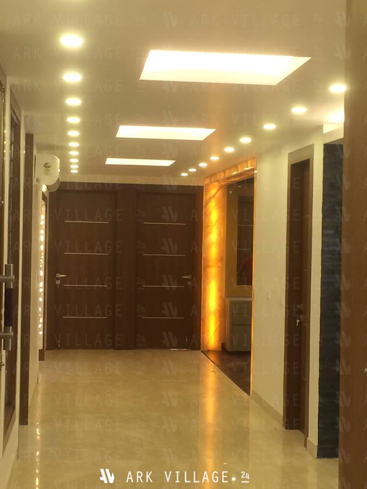 Elegant hallway decor by ArchAmp Technologies Modern | Interior Design Photos & Ideas