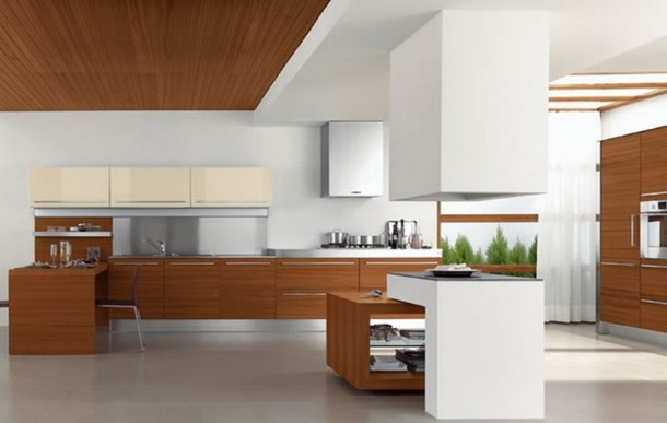 Open peninsular modular kitchen by ArchAmp Technologies Modular-kitchen Modern | Interior Design Photos & Ideas