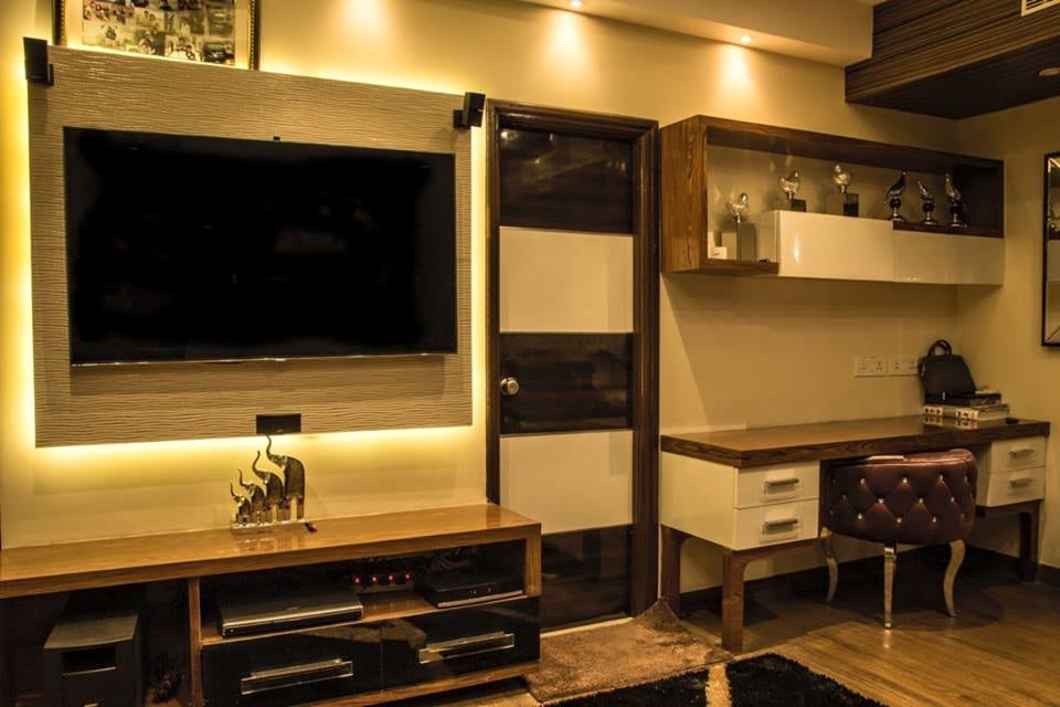 Luxurious study room decor by Furnish Your Dream Indoor-spaces Modern | Interior Design Photos & Ideas