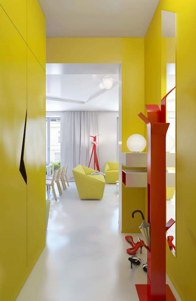 Modern hallway by Burhani Design Studio Indoor-spaces Modern | Interior Design Photos & Ideas