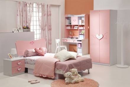 A 3D Pink kids bedroom by Bella Cucina Consultancy Bedroom | Interior Design Photos & Ideas
