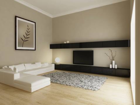 A 3D image of an elegant living room by Bella Cucina Consultancy Living-room | Interior Design Photos & Ideas