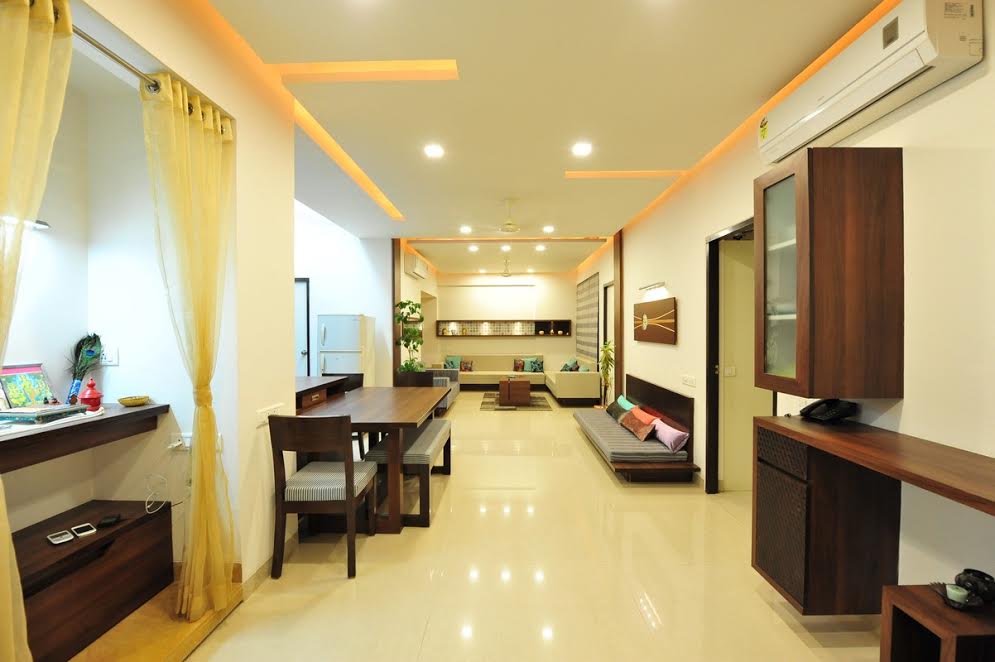 Spacious living room by GN Interiors Living-room Modern | Interior Design Photos & Ideas