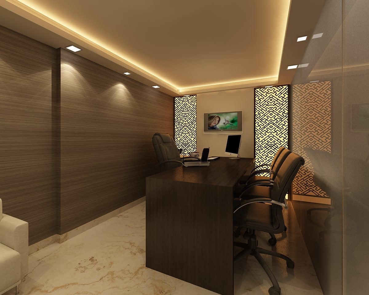 Artistic office by GN Interiors Modern | Interior Design Photos & Ideas