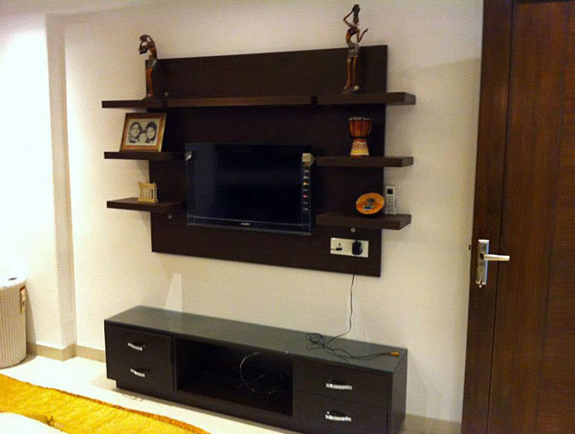 Classic TV cabinet decor by Nature In My life Living-room | Interior Design Photos & Ideas