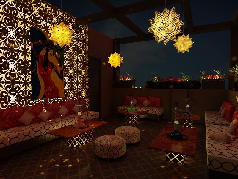 Contemporary 3-D effect bar decor by Nature In My life | Interior Design Photos & Ideas