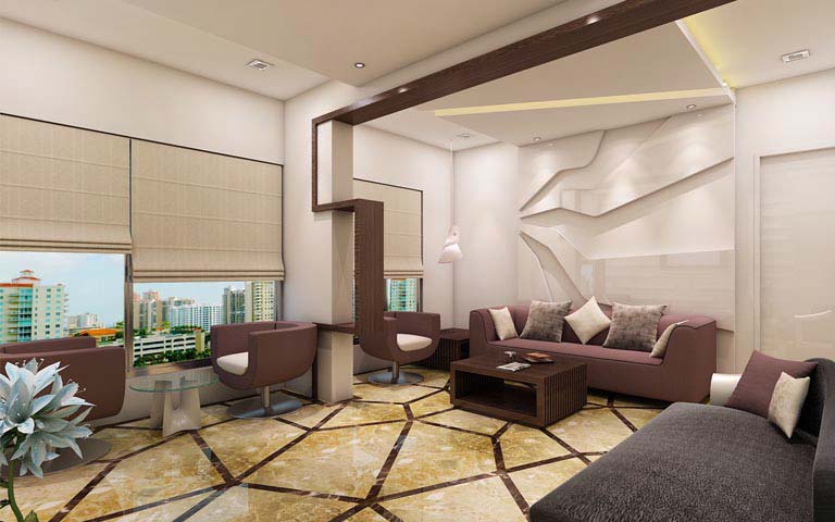 Creative living room ideas by Karan patel Living-room | Interior Design Photos & Ideas