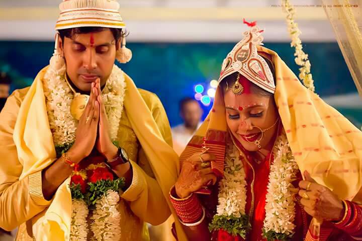 A candid photo of the happy couple getting hitched by Pixelpeppermint Wedding-photography | Weddings Photos & Ideas