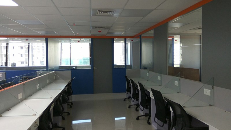 Amazing idea for open office space by RKS Design Studio | Interior Design Photos & Ideas
