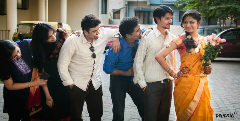 Friends of the bride pose by Raghavendra Wedding-photography | Weddings Photos & Ideas