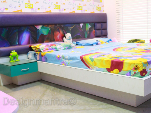 Disney themed kids bedroom decor by Designmantra Bedroom | Interior Design Photos & Ideas