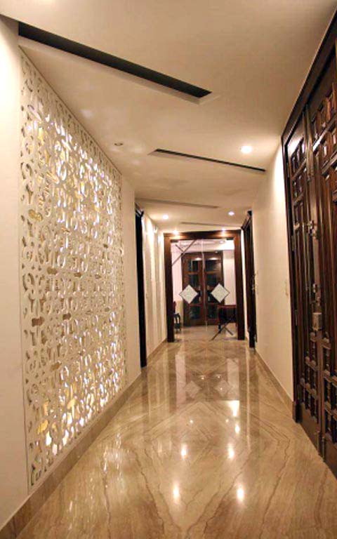 Elegant hallway decor by RG Associates
