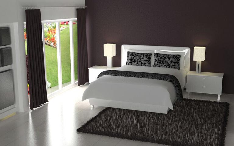3d design of contemporary bedroom by The Midas Touch Interiors Bedroom | Interior Design Photos & Ideas