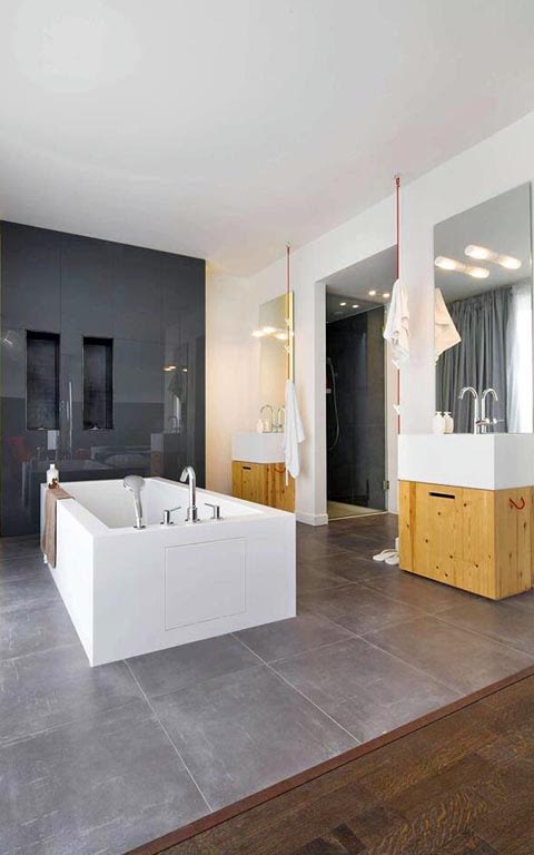 Washroom of modern design by The Midas Touch Interiors Bathroom | Interior Design Photos & Ideas