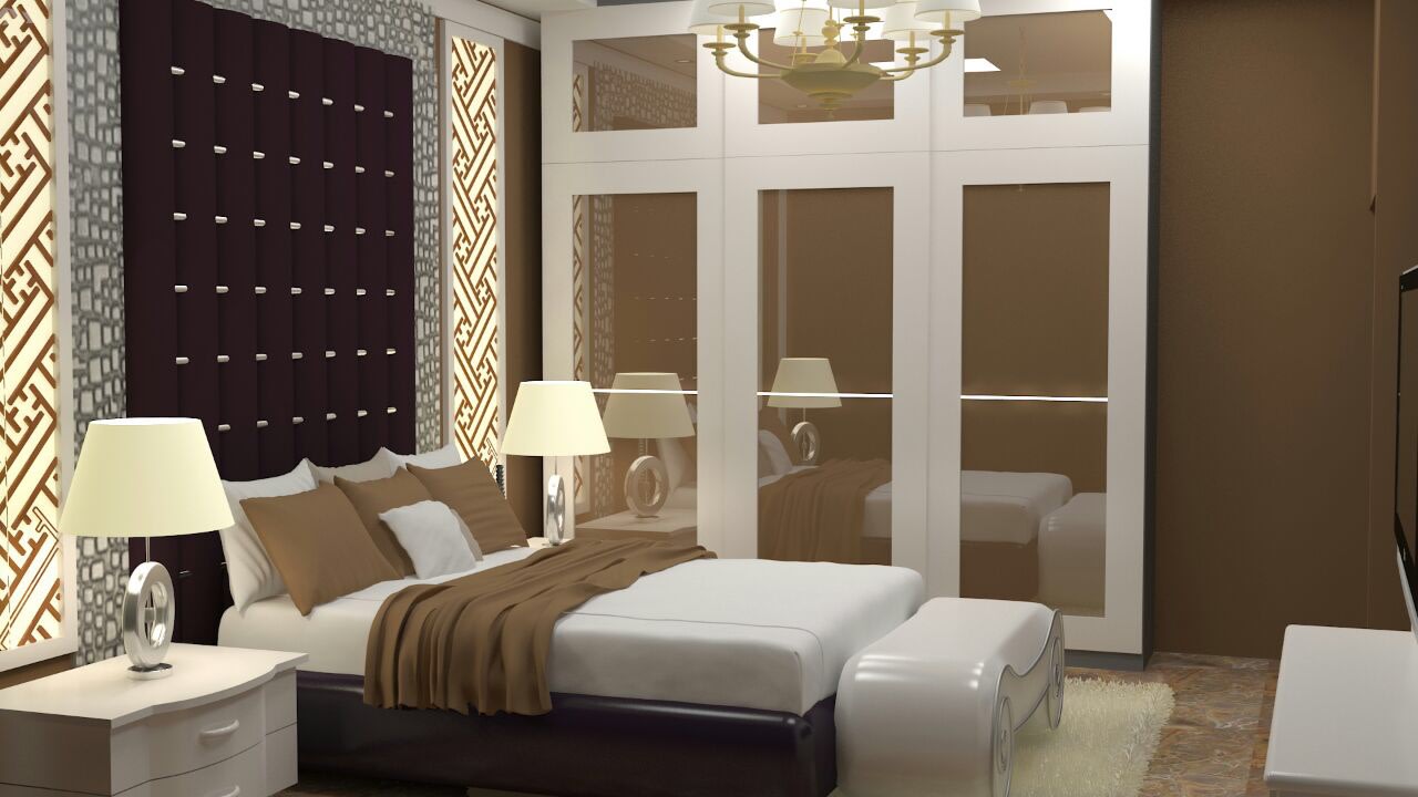 3D contemporary bedroom by The Midas Touch Interiors Bedroom | Interior Design Photos & Ideas