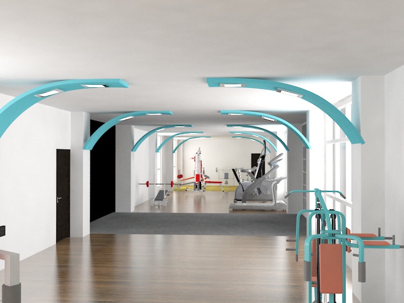Gym area! by The Midas Touch Interiors