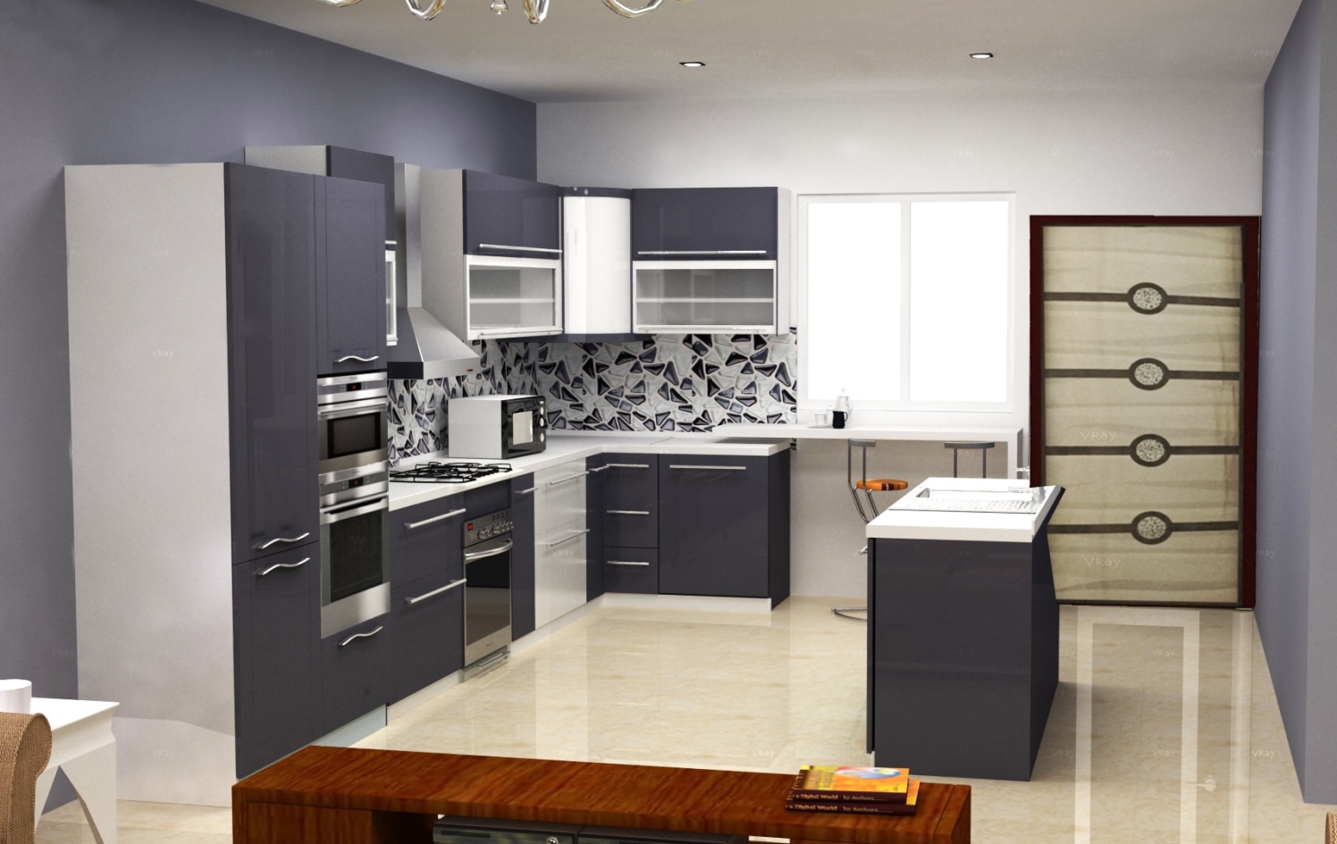 Kitchen 3D design! by The Midas Touch Interiors Modular-kitchen | Interior Design Photos & Ideas