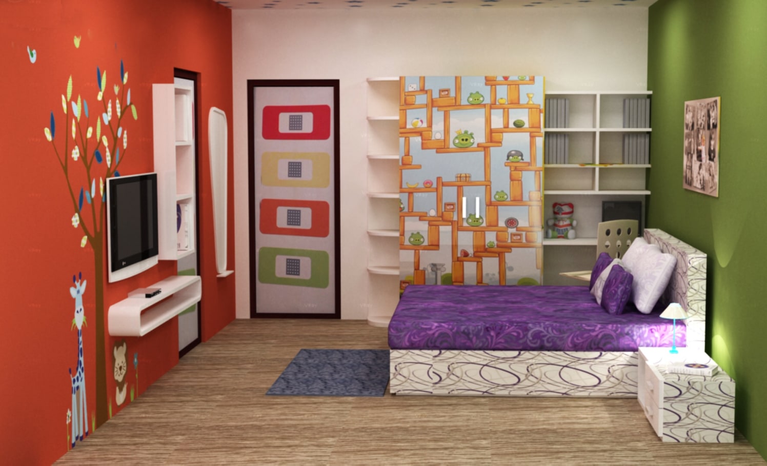 3D contemporary bedroom design by The Midas Touch Interiors Bedroom | Interior Design Photos & Ideas
